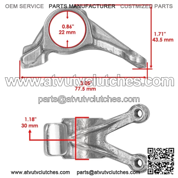 Polaris crambler 00 X4/4X4 997-2011 amshaft xhaust alve ocker rm - Image 2