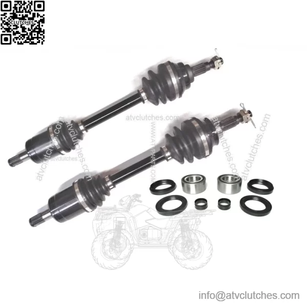 Set of Front CV Axles & Wheel Bearings for Honda Rincon 650 2003-2004 - Image 2