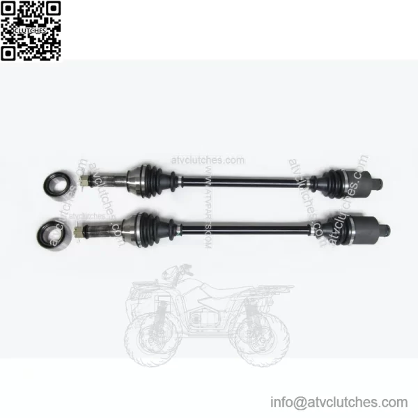 set of Rear Axles & Wheel Bearings for Polaris RZR 900 XP XP4 2011-2014 - Image 2
