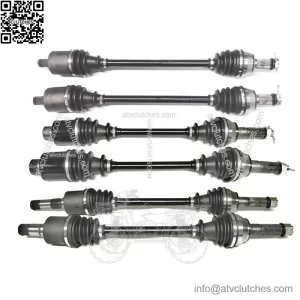 Set of CV Axles for Polaris, 2010-2016 Ranger 800 6x6, Front Middle Rear