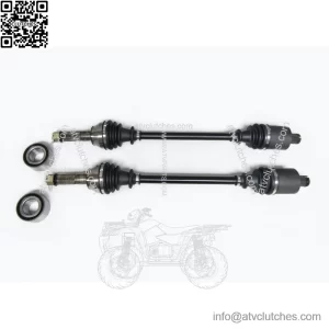 Set of Rear Axles & Wheel Bearings for Polaris Ranger 570 900 & 1000