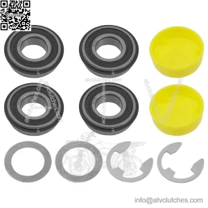 M96706 AM102888 M129036 24H1447 Front Wheel Bearing Kit For John Deere X540 X590