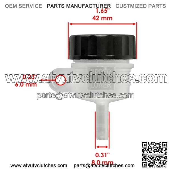 Polaris crambler 00 X4/4X4 998-2002 ear rake aliper ads  luid eservoir - Image 5