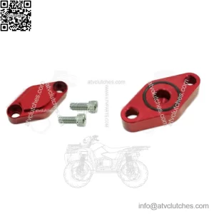 TRX 450R 450ER 400EX  Parking Brake Blockoff Plate  Block off Plate Red