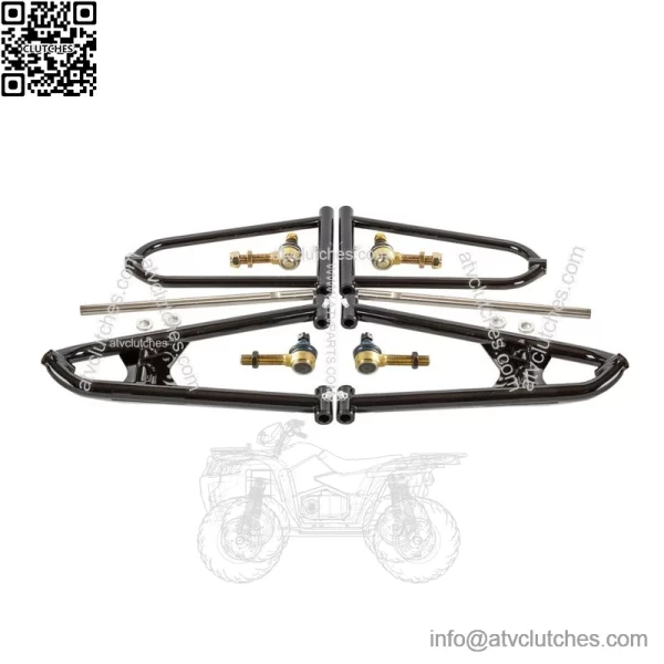 Yamaha YFZ 450  A Arms +2 +1  Chromoly  Adjustable 04 05 Brake Lines Clamps Alba - Image 2