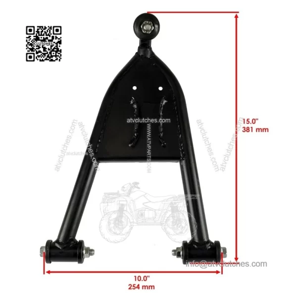 Front  ower  eft    ight    rm  or  uzuki  uadsport  TZ400  T-Z400  003-2008 - Image 3