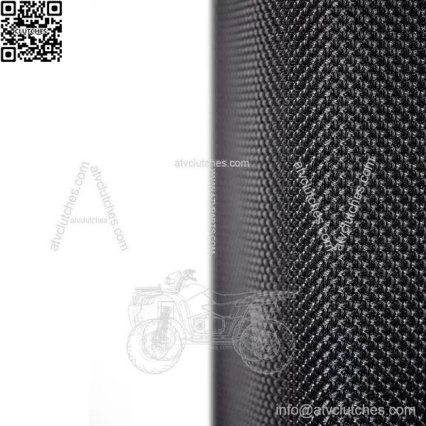 2004-2018 Honda TRX 450 R ER Seat Cover by Enjoy MFG BLACK w/ BLACK RIBS #197 - Image 2