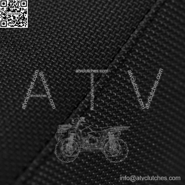 2004-2018 Honda TRX 450 R ER Seat Cover by Enjoy MFG BLACK w/ BLACK RIBS #197 - Image 3