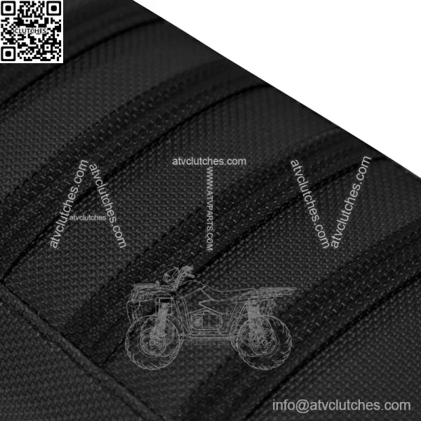 2004-2018 Honda TRX 450 R ER Seat Cover by Enjoy MFG BLACK w/ BLACK RIBS #197 - Image 4