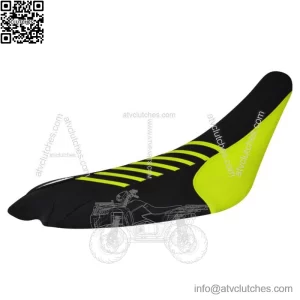 Yamaha 2009-2020 YFZ 450R 450 R Seat Cover  NEON YELLOW/BLK/NEON YELLOW rib #201