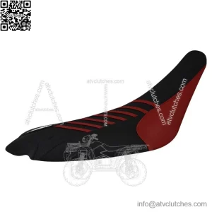 Yamaha 2009-2020 YFZ 450R 450 R Gripper Seat Cover  MAROON/BLACK/MAROON rib #201