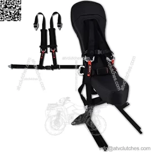 Bump Seat with Black Harness for Polaris RZR 2014+RZR 1000 or Turbo Models