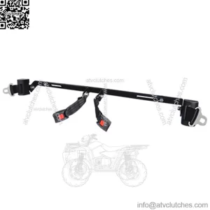 Seat Belt Kit Two 36" Fully Extended Seat Belts Bracket and Hardware