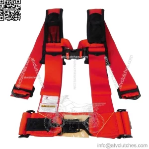Pro Armor 4 Point 3" Harness Can-Am Maverick Commander Defender X3 1000 800 RED (For: More than one vehicle)