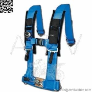 Pro Armor 4 Point 3" Harness Can-Am Maverick Commander Defender X3 1000 800 BLUE (For: More than one vehicle)