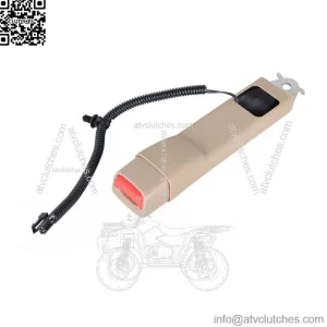 Tan Seat Belt Buckle End For 2007-2013 GMC Sierra 1500 Chevrolet Silverado 1500