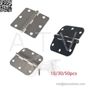 18/30/50 Pcs 3.5" Satin Nickel Interior Door Hinges with 5/8" Radius Corners New