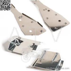 Full Chassis Glide & Swing Arm Skid Plate Gaurd Combo YAMAHA YFZ450 YFZ 450