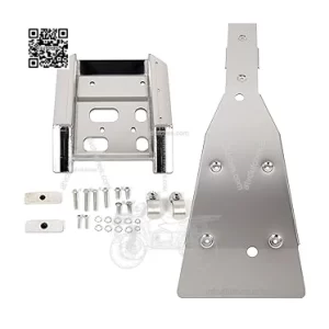 Full Chassis Glide & Swing Arm Skid Plate Compatible with 2003-2008 Suzuki LTZ400 Z400 Kawasaki KFX400 Arctic Cat DVX400 Guard Bottom Frame Engine