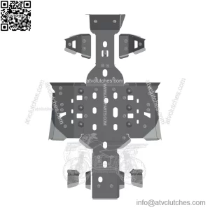 CFMoto CForce 800 820LE Aluminum Skid Plates (2011+) 40.3704V2 ?C Heavy-Duty Underbody Protection