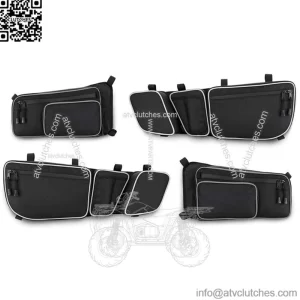 UTV Front & Rear Side Storage Door Bags For Can Am Maverick X3 Max R 2017-2023