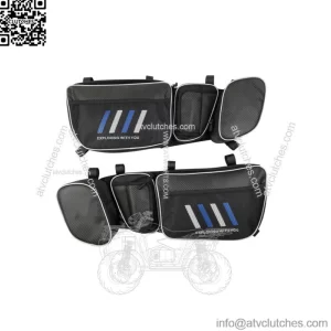 For Can Am Maverick X3 2017-2023 UTV Front Side Door Storage Bags w/ Knee Pad