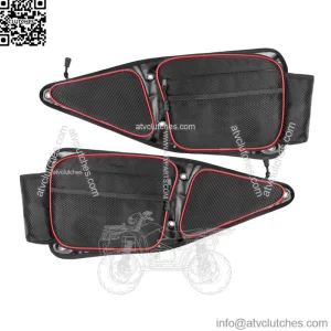 UTV Front Side Door Storage Bags w/Knee Pad For Polaris RZR XP 4 1000(For: More than one vehicle)