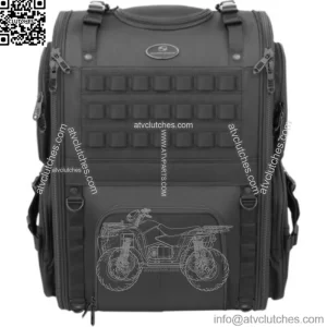 Saddlemen S3500 Tactical Sissy Bar Bag Universal Touring Softail Harley Indian (For: Harley-Davidson)