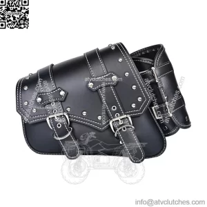 Motorcycle Leather Panniers Saddlebages