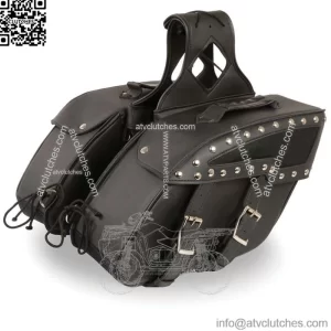Motorcycle Saddle Bags Leather Sider Panniers