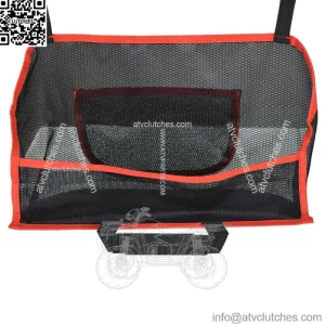 Backrest Elastic Net Pocket Storage Organizer Large Capacity For Universal