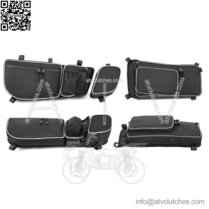 Front & Rear Door Storage Bags for Can-Am Maverick X3 Max R (2017-2024) ?C UTV Side Panel Organizer