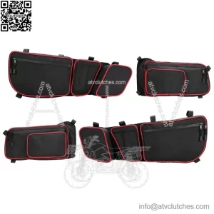 Front & Rear Side Storage Door Bags for Can-Am Maverick X3 MAX RR (2017-2025) ?C UTV Organizer