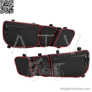 Front Door Storage Bags with Knee Pad for Can-Am Maverick X3 MAX Turbo (2017-2025)