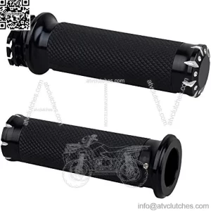 Handlebar Hand Grips Motorcycle Throttle Grip for 1" / 25mm Handle Bars Universal Compatible with Harley Dyna Sportster 883 1200 Road Electra Glide Softail Touring