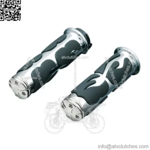 Kuryakyn Flame ISO Grips For Metric Cruiser