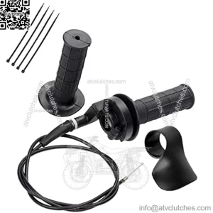 Mini Bike Throttle Assembly Throttle Cable for Coleman 200cc CT200U MB200 CT200U-EX BT200X Baja Warrior Parts Twist Throttle Motorcycle Cruise Control