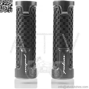 Handlebar Rubber Grip Handle Bar MotorHand Grips Aluminium Motorcycle Accessories for Bajaj Pulsar 200 NS 200 RS AS All Years (Color : 3)