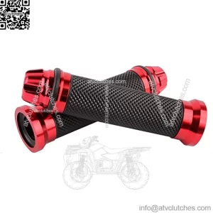 Custom Motorcycle Sport Bike CNC Aluminum 7/8" 22mm Handlebar Rubber Gel Hand Grips For Chopper Cruiser Bike