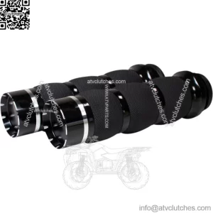 Khrome Werks Tracer Air Cushion Grips Pair Black TBW Harley Touring Softail 08+ (For: Harley-Davidson)