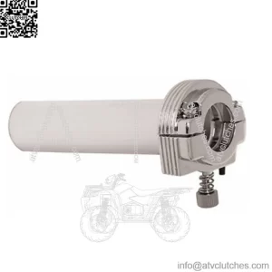 Chrome Throttle Clamp Assembly Dual Cable 1" Handlebars Harley (For: Harley-Davidson)