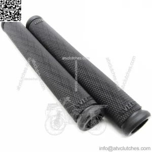 8" Rubber Snowmobile Grips -BLACK- Cat Yamaha