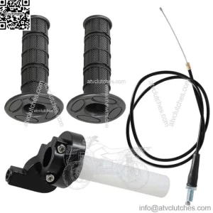 7/8" Motorcycle Twist Throttle Handle Grip with Cable 50-250CC motocross ATV (For: More than one vehicle)