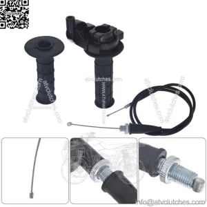 7/8" Motorcycle Twist Throttle Handle Grip with Cable 50-250CC motocross ATV