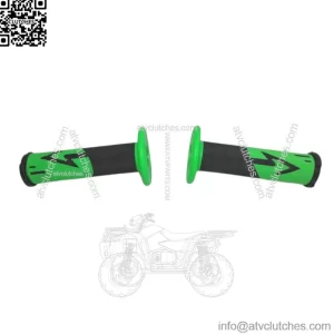 Handle grip ATV black green