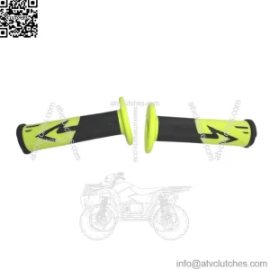 Handle grip ATV black yellow