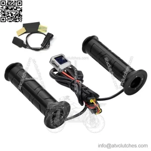 X-ATV heated grips with heated thumb throttle (AT-08318-X)