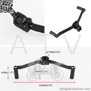 Dual Way Gear Shift Lever Shifter Replacement Part for Motorcycle Dirt Pit Bike (For: More than one vehicle)