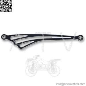 Arlen Ness Deep Cut Flat Shift Rod Linkage Black Billet Forward Harley Davidson