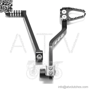CNC Aluminum Gear Shift Lever & Rear Brake Pedal for Yamaha Blaster 200 YFS200 1988-2001